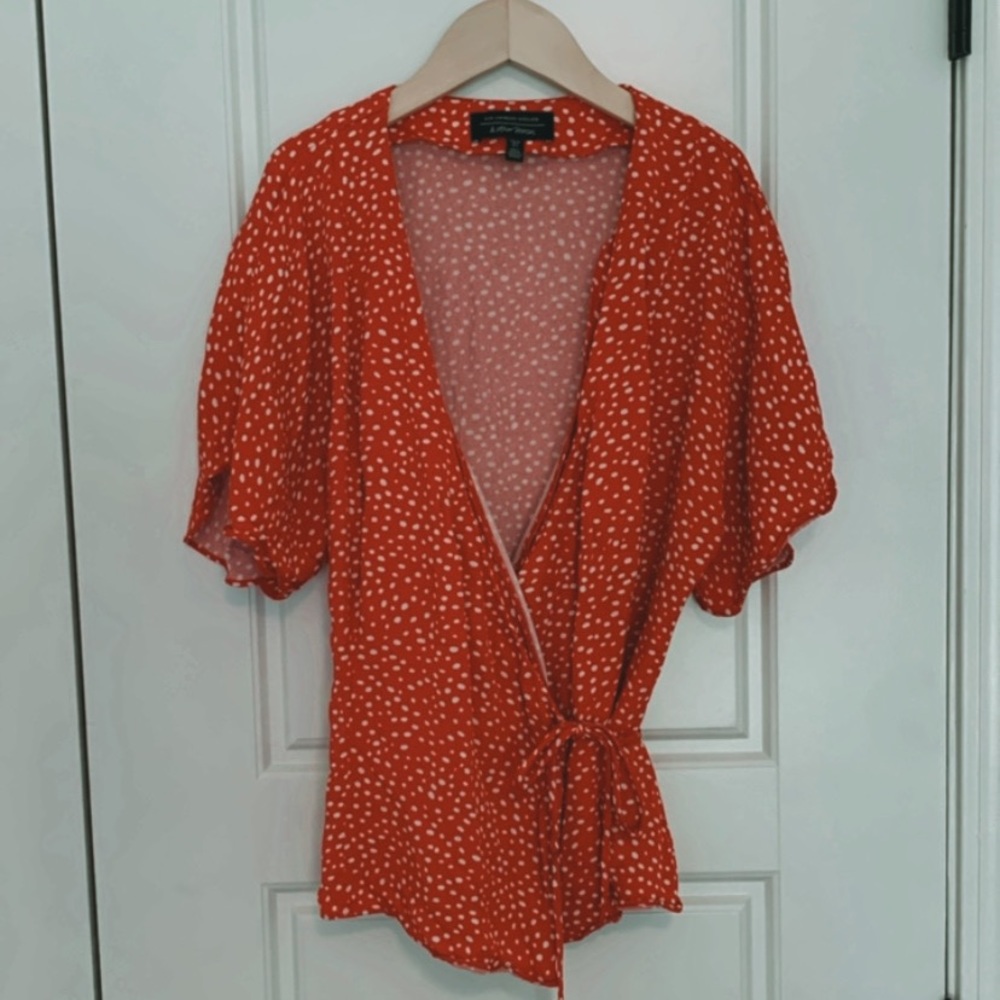 & Other Stories Wrap Blouse